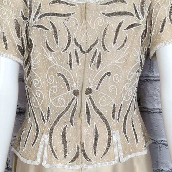 Steinay Silk Beaded Dress, Women's 8 Petite - Picture 5 of 13